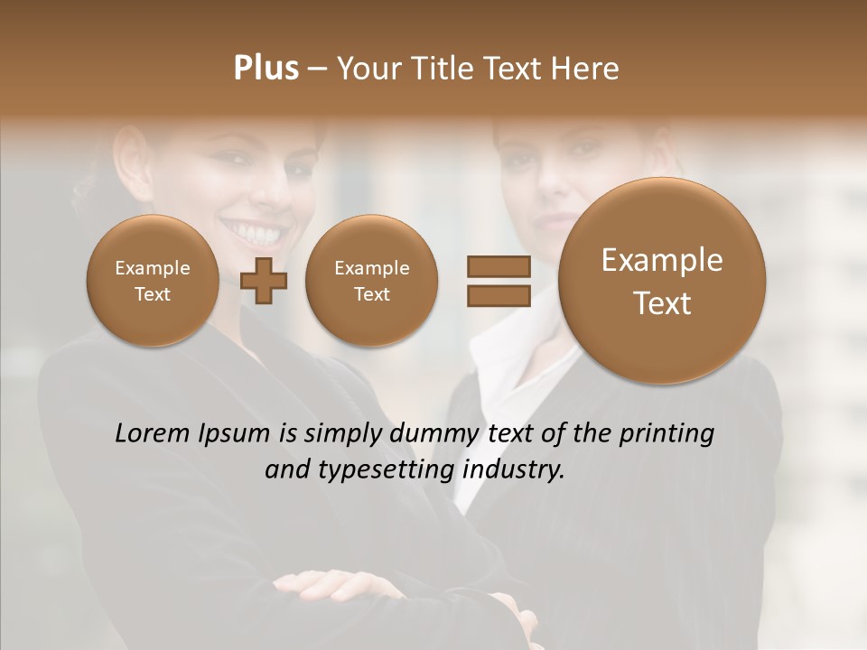 S Smart Blouse PowerPoint Template