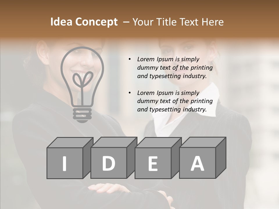 S Smart Blouse PowerPoint Template