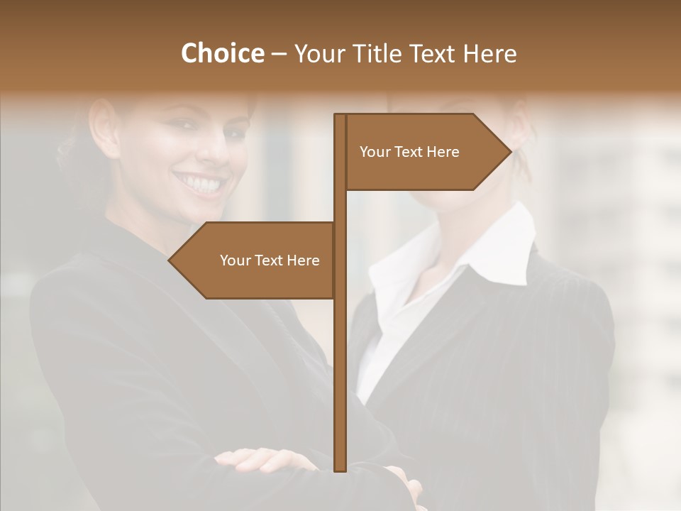 S Smart Blouse PowerPoint Template