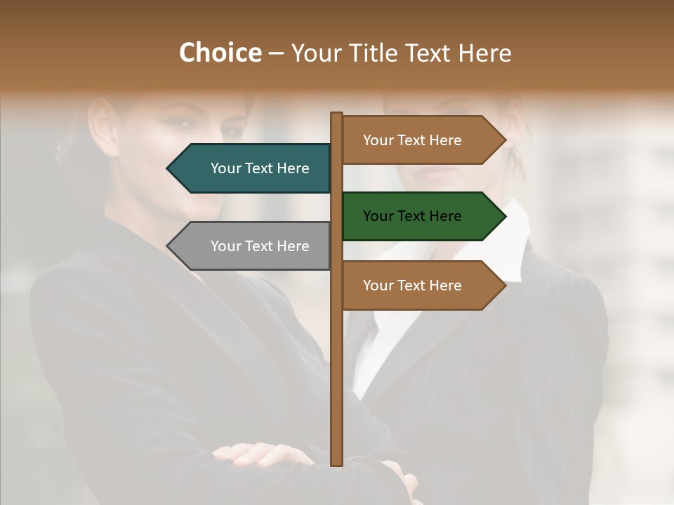 S Smart Blouse PowerPoint Template