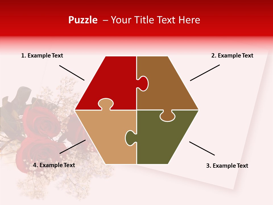 Valentine Fiancee Red PowerPoint Template