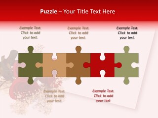Valentine Fiancee Red PowerPoint Template