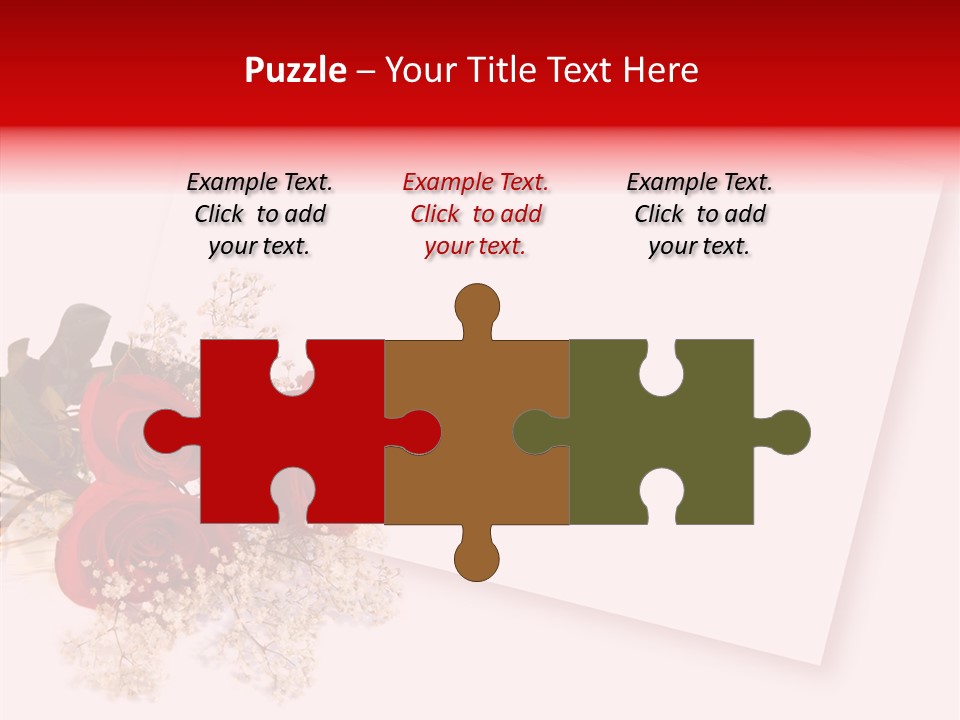 Valentine Fiancee Red PowerPoint Template