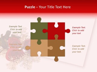 Valentine Fiancee Red PowerPoint Template