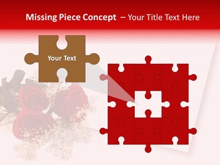 Valentine Fiancee Red PowerPoint Template