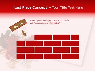 Valentine Fiancee Red PowerPoint Template