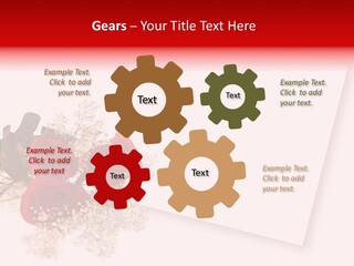Valentine Fiancee Red PowerPoint Template