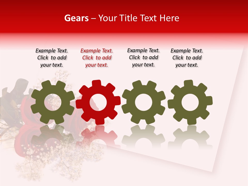 Valentine Fiancee Red PowerPoint Template