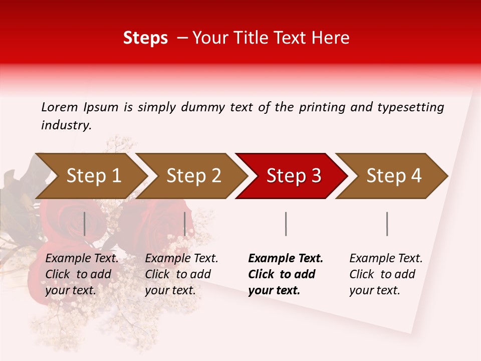 Valentine Fiancee Red PowerPoint Template