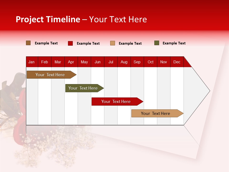 Valentine Fiancee Red PowerPoint Template