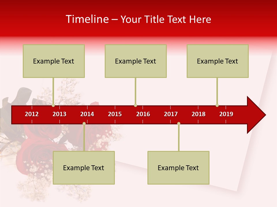 Valentine Fiancee Red PowerPoint Template