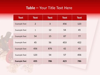 Valentine Fiancee Red PowerPoint Template