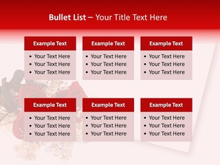 Valentine Fiancee Red PowerPoint Template