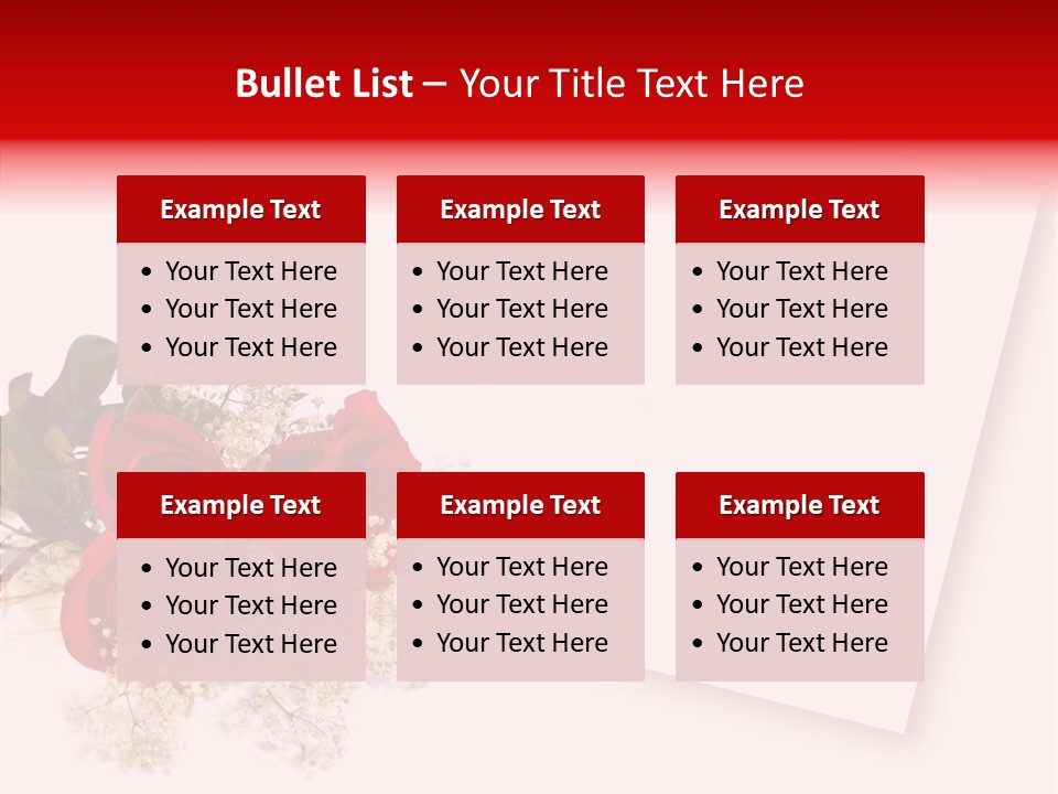 Valentine Fiancee Red PowerPoint Template