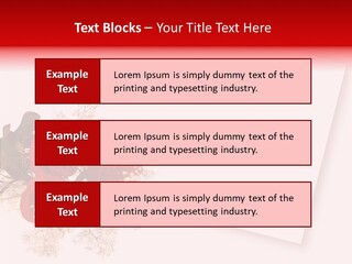 Valentine Fiancee Red PowerPoint Template