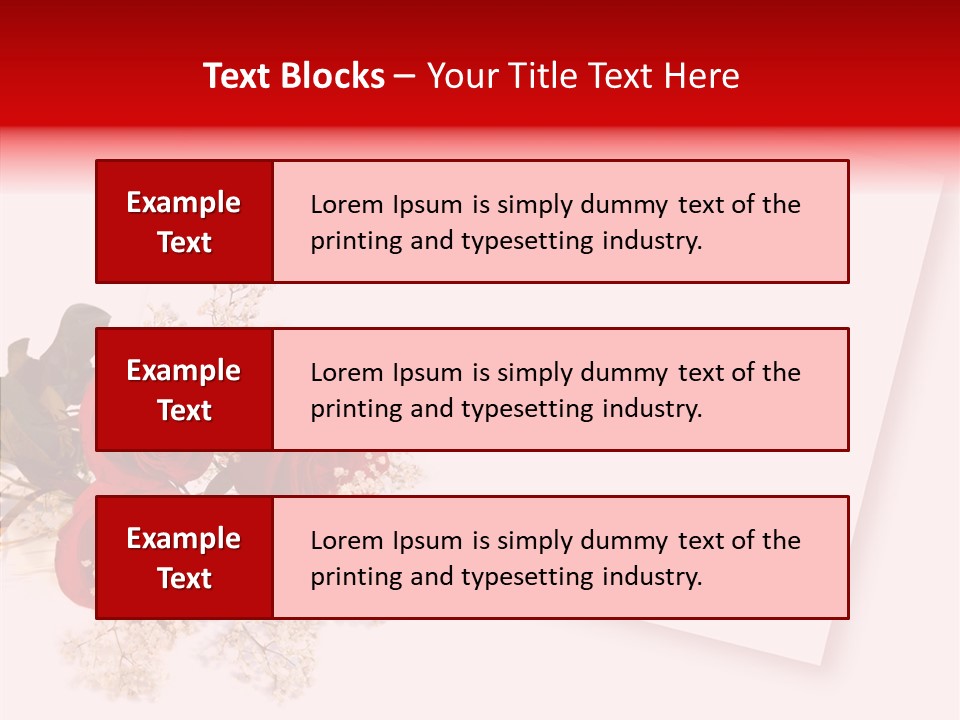 Valentine Fiancee Red PowerPoint Template