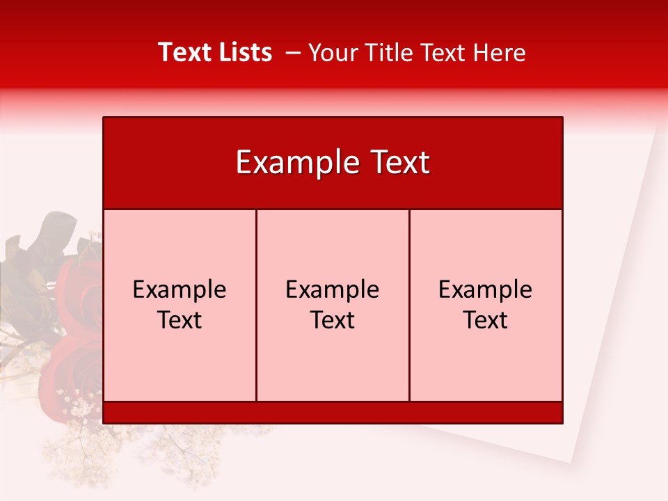 Valentine Fiancee Red PowerPoint Template