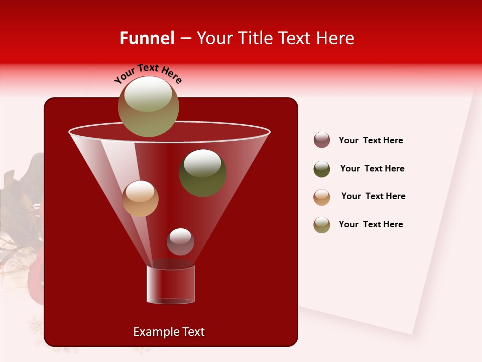 Valentine Fiancee Red PowerPoint Template