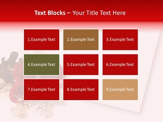 Valentine Fiancee Red PowerPoint Template