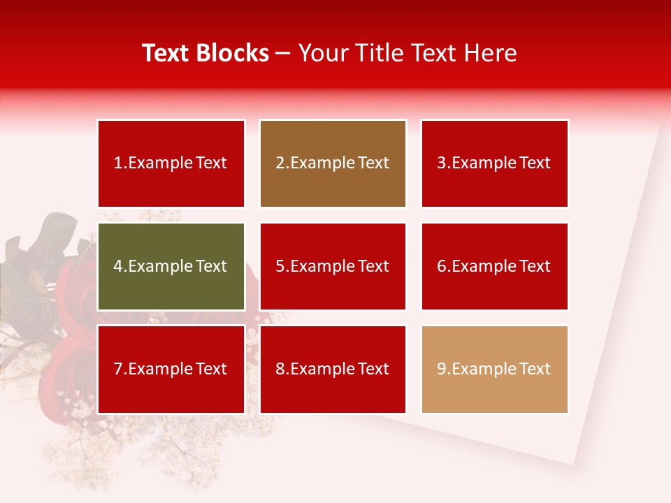 Valentine Fiancee Red PowerPoint Template