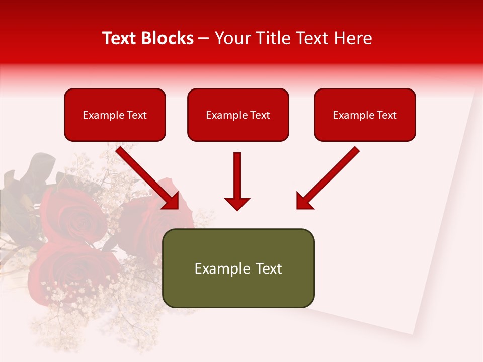 Valentine Fiancee Red PowerPoint Template