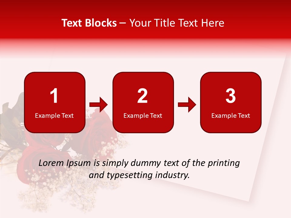 Valentine Fiancee Red PowerPoint Template