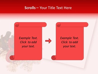 Valentine Fiancee Red PowerPoint Template