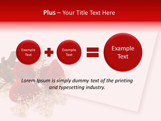Valentine Fiancee Red PowerPoint Template
