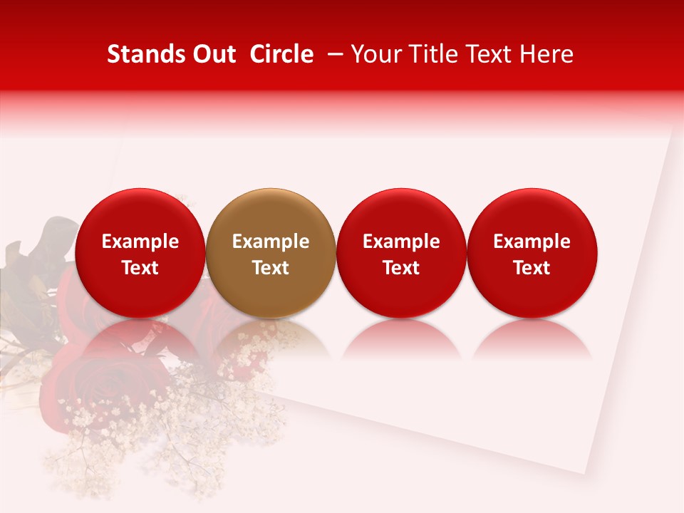 Valentine Fiancee Red PowerPoint Template