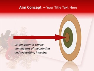 Valentine Fiancee Red PowerPoint Template