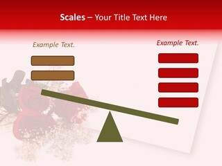 Valentine Fiancee Red PowerPoint Template