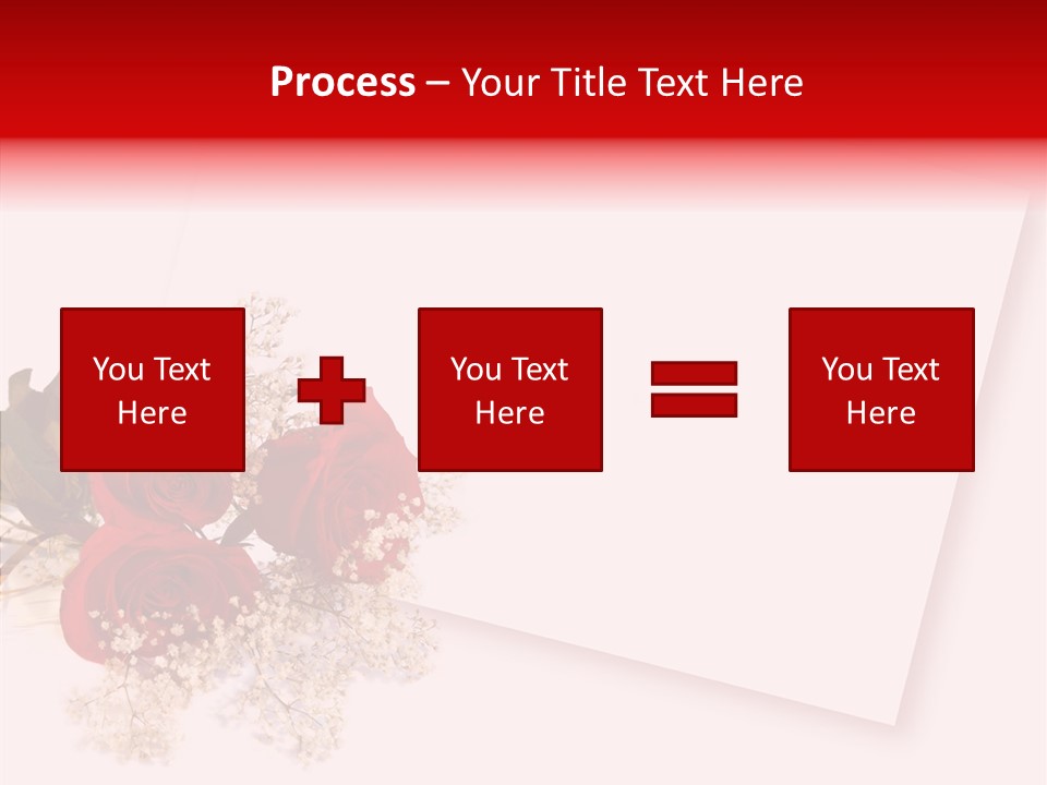 Valentine Fiancee Red PowerPoint Template