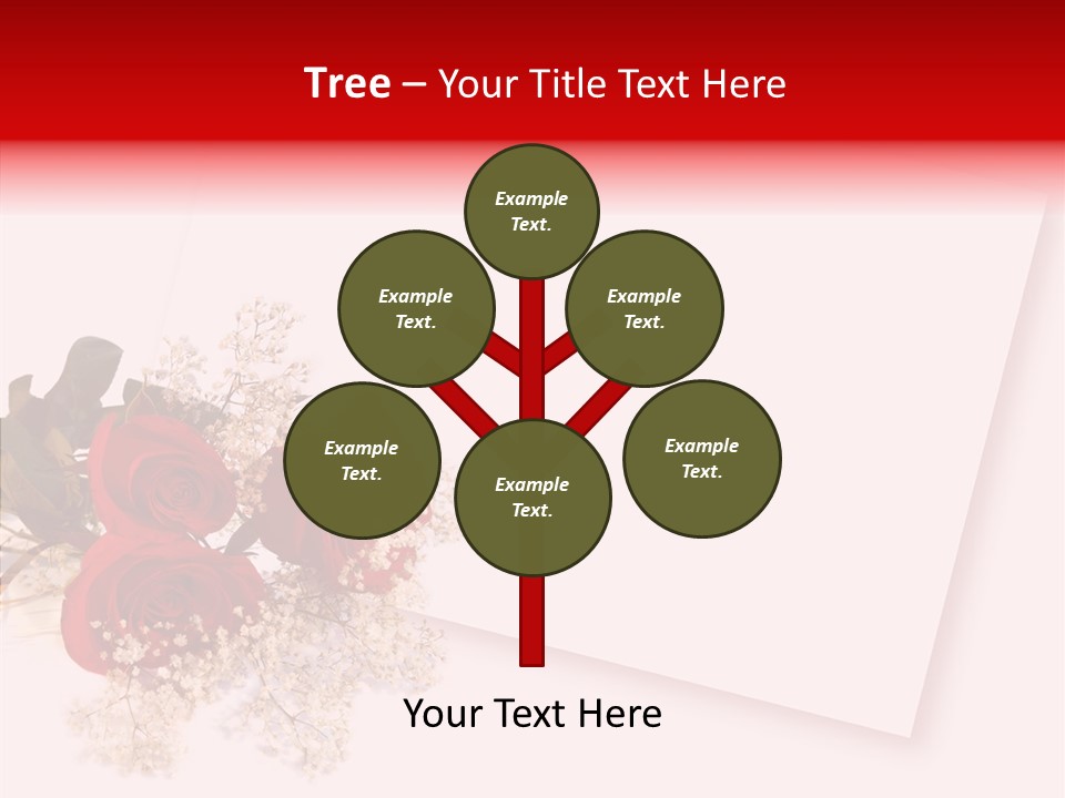 Valentine Fiancee Red PowerPoint Template