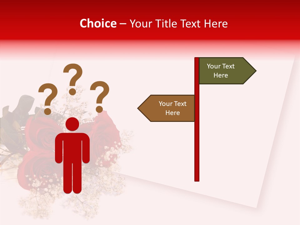 Valentine Fiancee Red PowerPoint Template