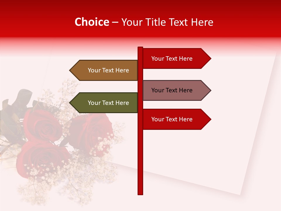Valentine Fiancee Red PowerPoint Template