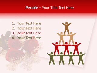 Valentine Fiancee Red PowerPoint Template