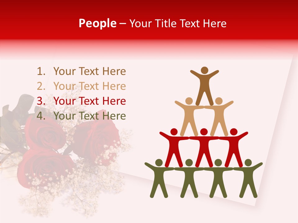 Valentine Fiancee Red PowerPoint Template