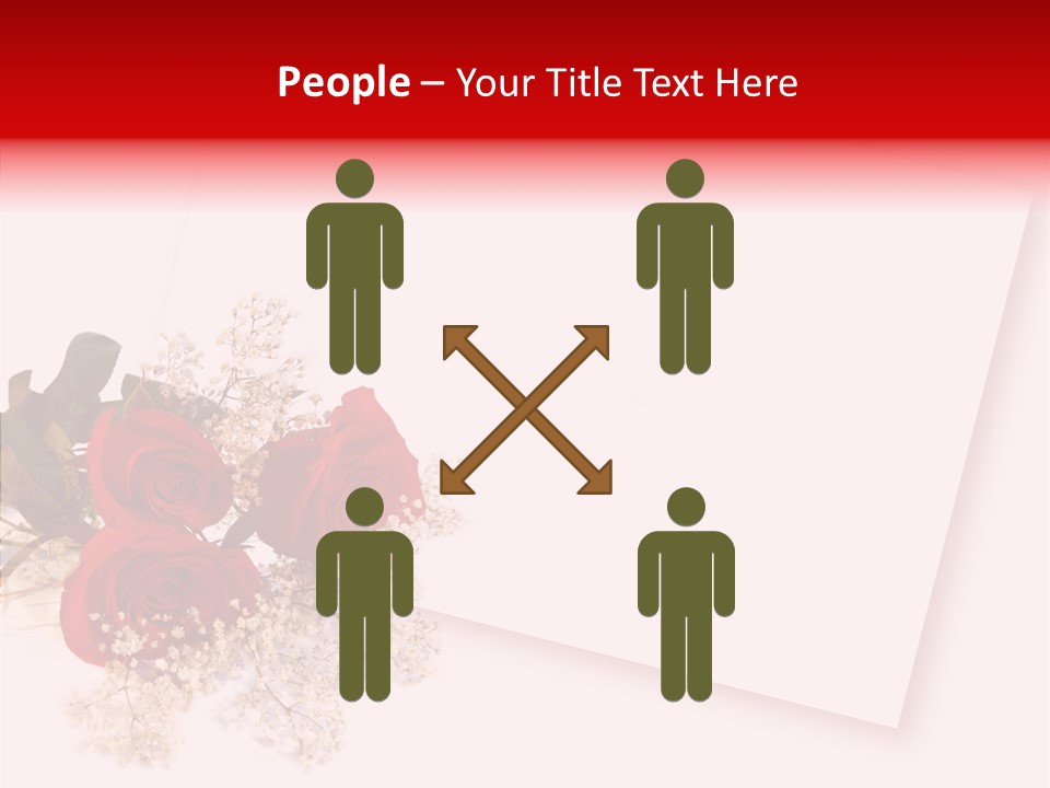 Valentine Fiancee Red PowerPoint Template