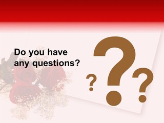 Valentine Fiancee Red PowerPoint Template