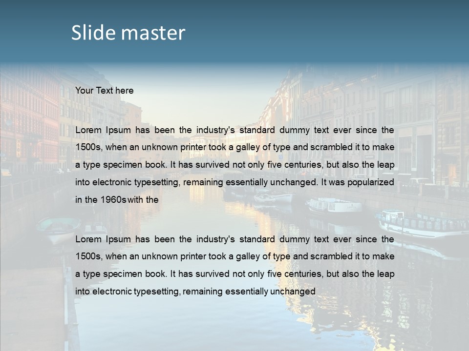 Scenic Travel Urban PowerPoint Template