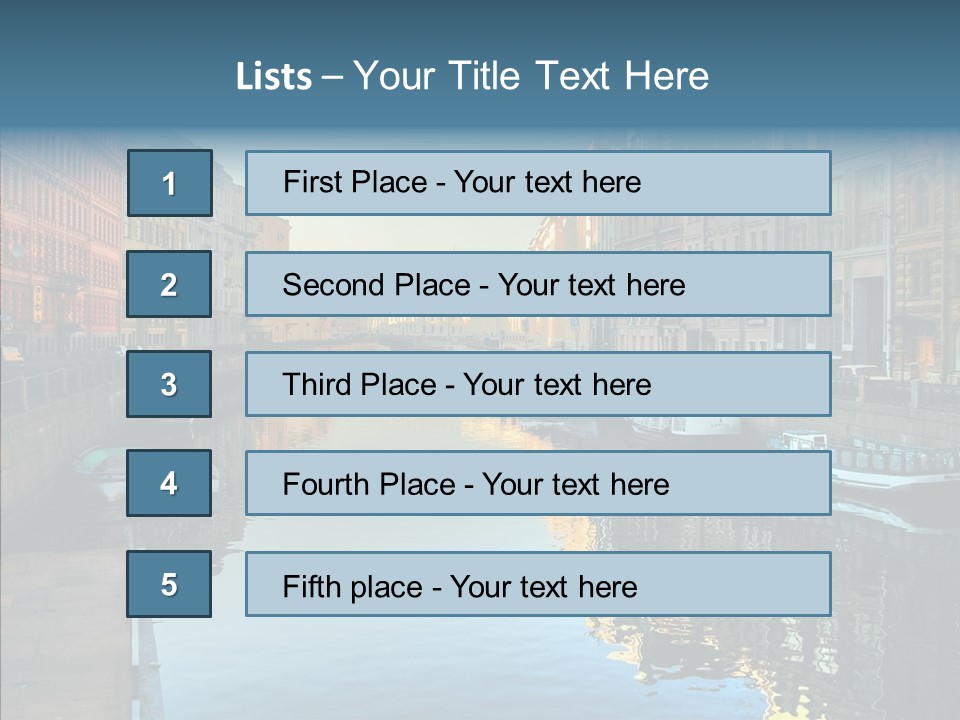 Scenic Travel Urban PowerPoint Template