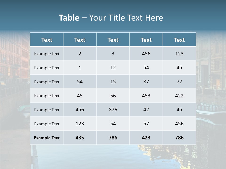 Scenic Travel Urban PowerPoint Template