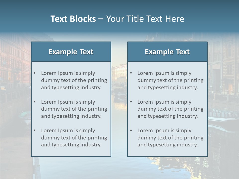 Scenic Travel Urban PowerPoint Template