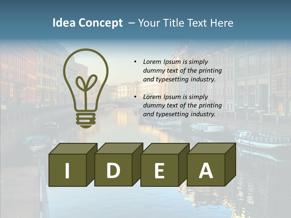 Scenic Travel Urban PowerPoint Template