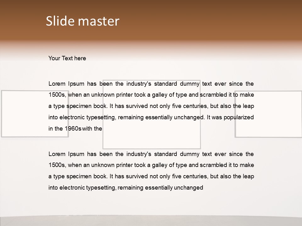 Museum Light Wall PowerPoint Template