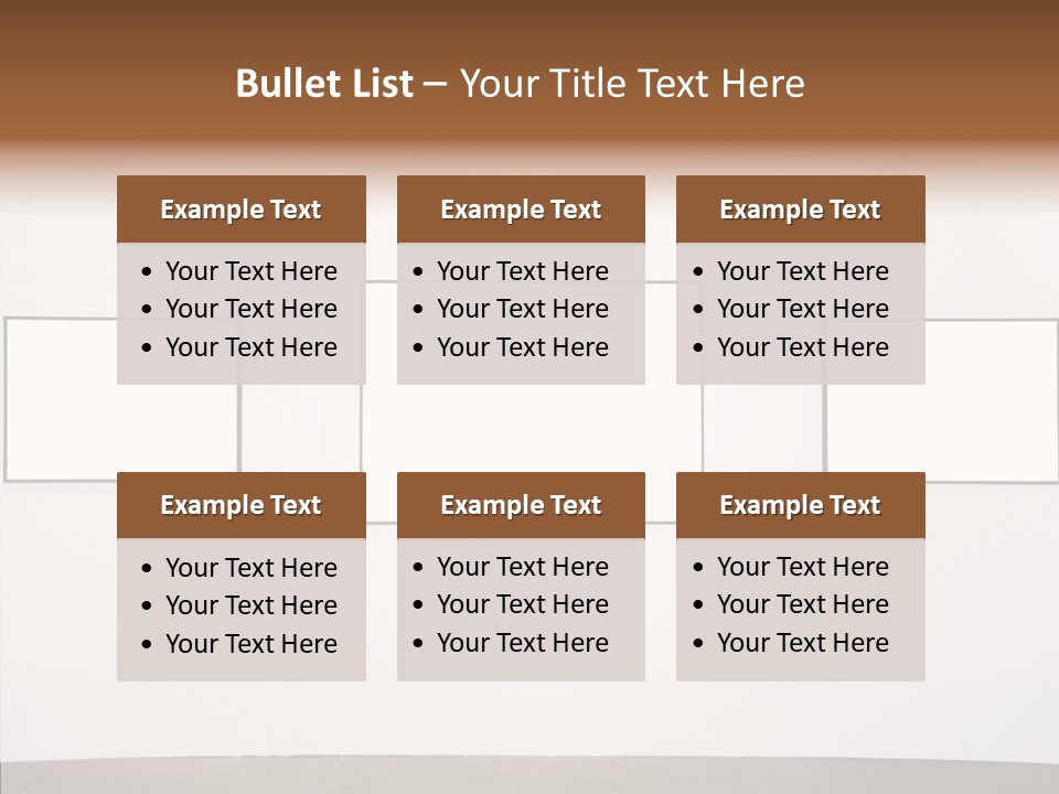 Museum Light Wall PowerPoint Template