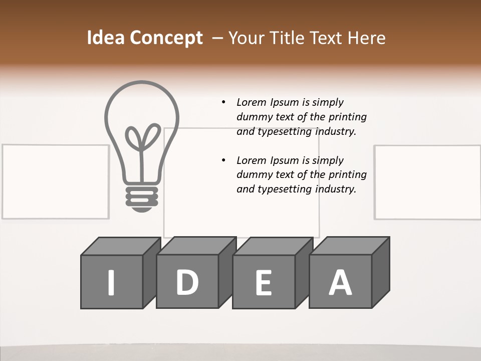 Museum Light Wall PowerPoint Template