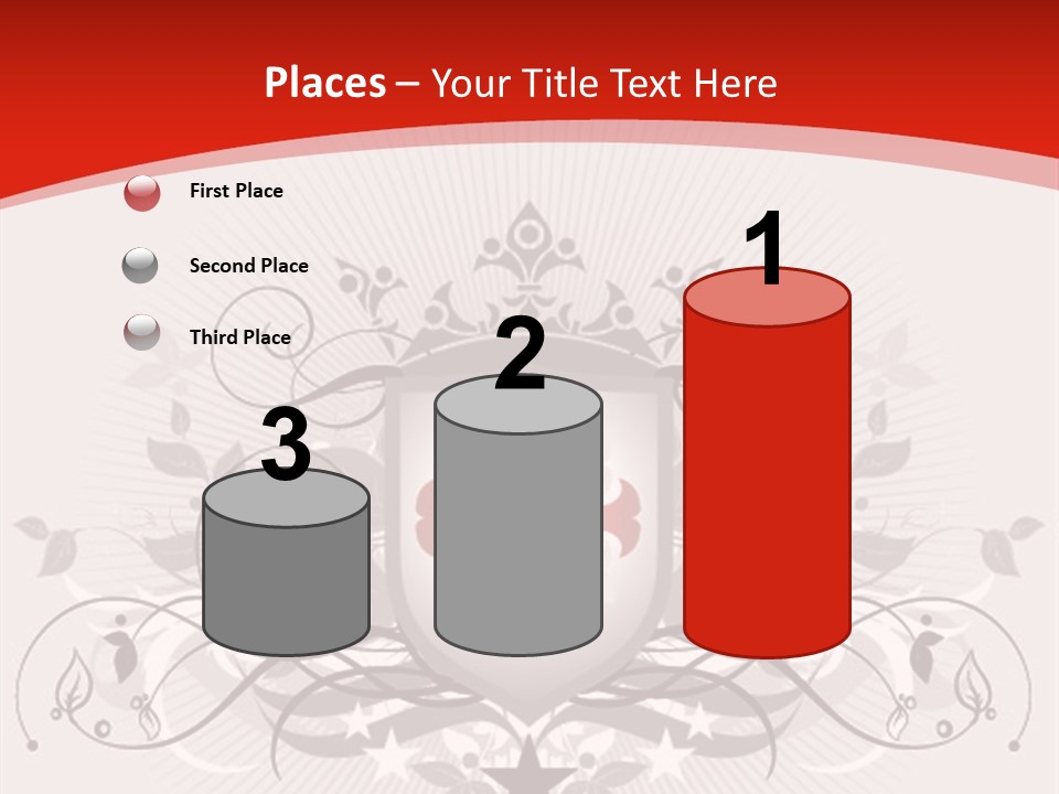 Marquee Heraldic Gold PowerPoint Template