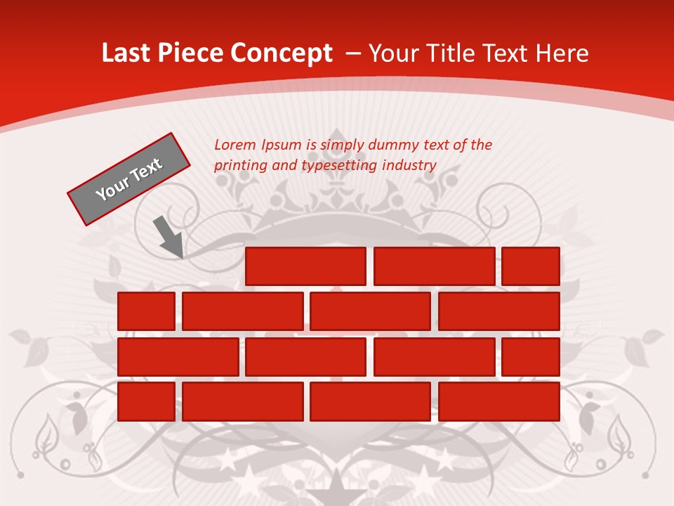 Marquee Heraldic Gold PowerPoint Template