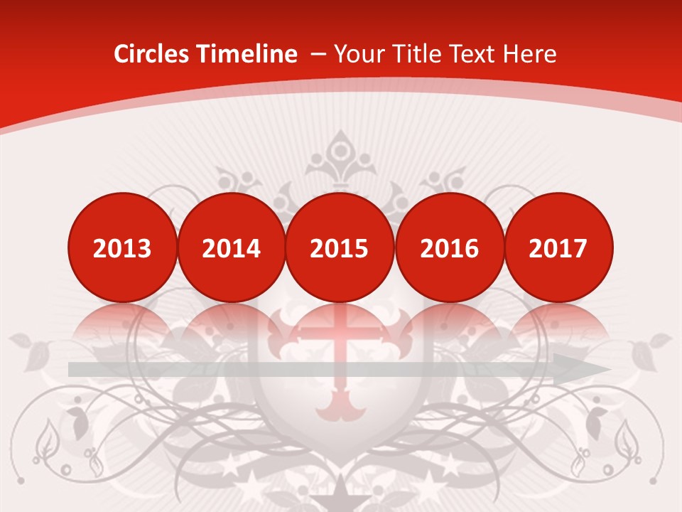 Marquee Heraldic Gold PowerPoint Template